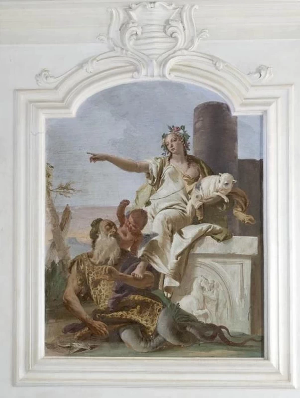 L'Innocenza scaccia l'Inganno - Monteviale, Villa Loschi Zileri dal Verme Motterle
